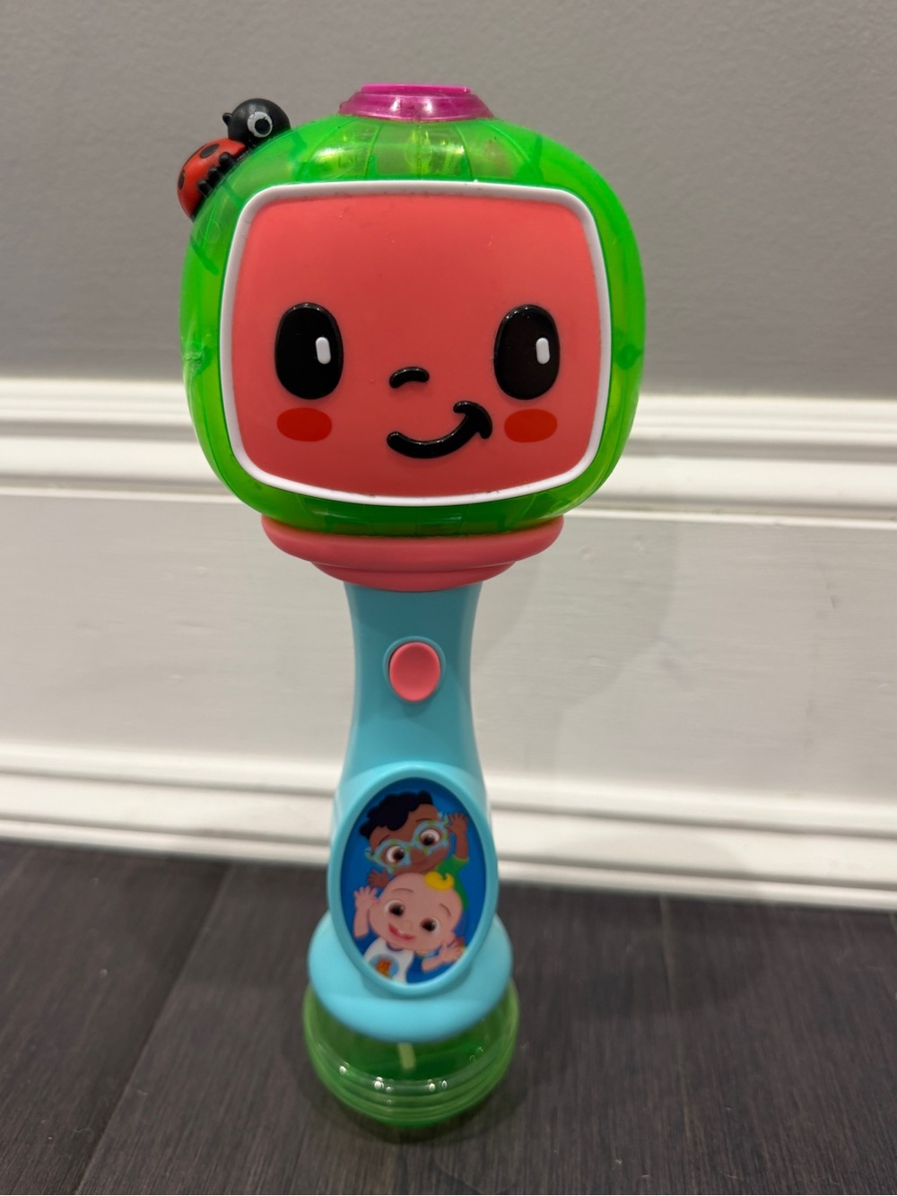 Cocomelon Light Up Musical Bubble Wand for Kids Toddlers